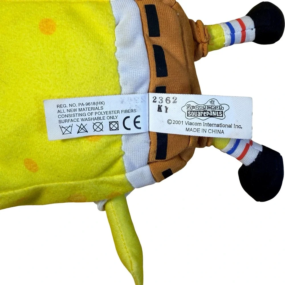 VTG 2001 Mattel SpongeBob Patrick Gary Plush Set Nickelodeon Rare Y2K Beanbag
